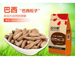 百分果 堅(jiān)果炒貨干果食品 進(jìn)口休閑零食巴西松子125g